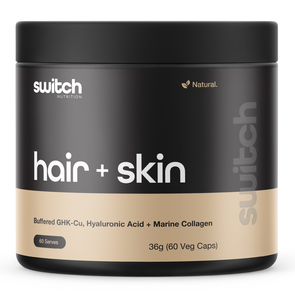 SWITCH NUTRITION HAIR + SKIN 60 CAPS