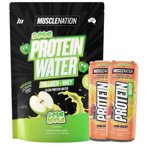 MUSCLE NATION SOUR PROTEIN WATER