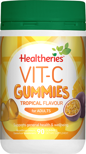 HEALTHERIES ADULT VIT C GUMMIES 90 SOFT CHEWS