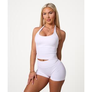 NEXUS SPORTS NUTRITION HALTER SINGLET WHITE
