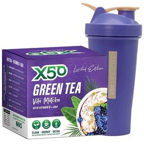 X50 GREEN TEA VITA MATCHA WITH VITAMIN B + GOJI