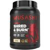MUSASHI SHRED AND BURN PROTEIN POWDER