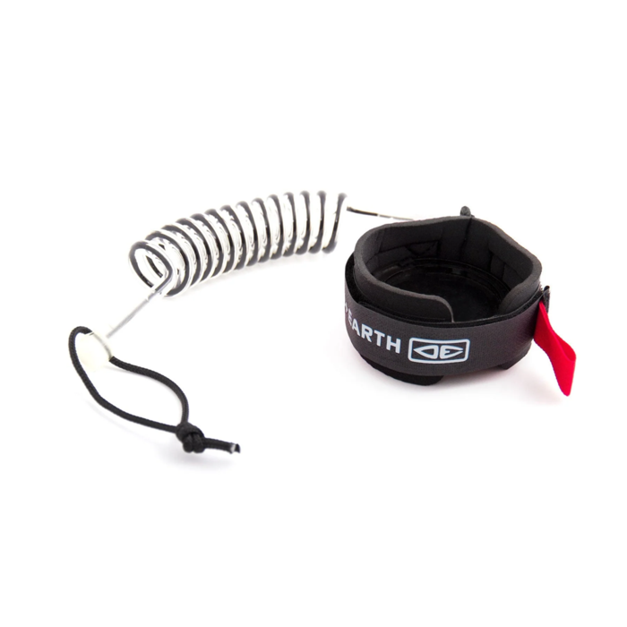 OCEAN & EARTH Basic Wrist Coil Bodyboard Leash - Black