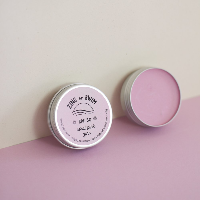 Zinc or Swim CORAL PINK ZINC