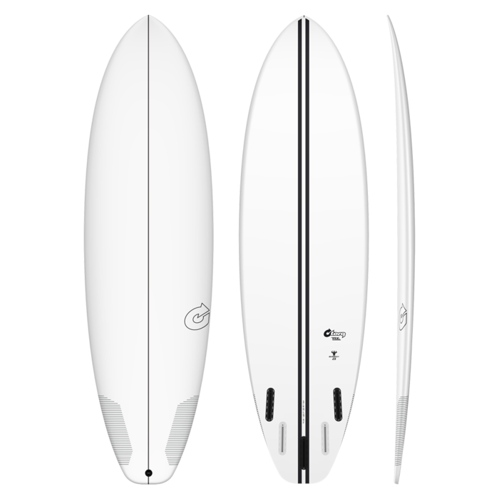 Torq TEC Bigboy 23 Surfboard, White