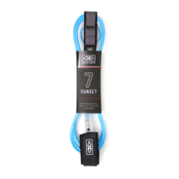 OCEAN & EARTH Sunset 7'0" Moulded Leash - Blue