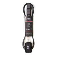 OCEAN & EARTH Sunset 6'0" Moulded Leash - Black