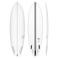 Torq TEC Bigboy 23 Surfboard, White